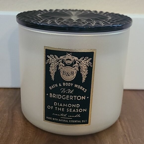 DIAMOND OF THE SEASON 3 Wick Candle Bath And Body Works - BRIDGERTON - Picture 2 of 7